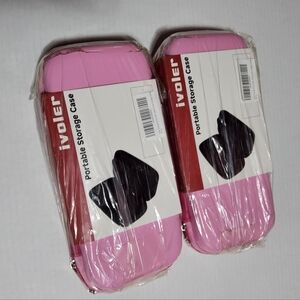🎀 Bundle of 2 All‎ Pink Nintendo Switch 2 Cases by iVoler 🎀